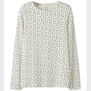 Name It Bluse - Rib - NkfTenna - Gardenia m. Prikker