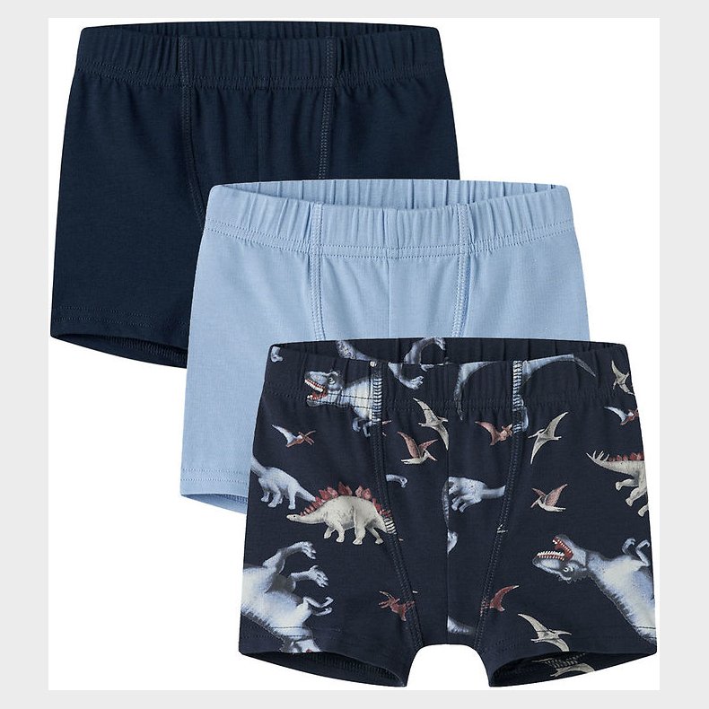 Name it Boxershorts - 3-Pak - NmmTights - Navy Blazer/w/Navy Bla