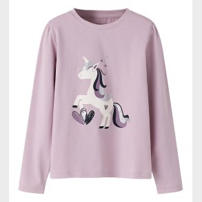 Name It Bluse - NmfTearta - Dawn Pink m. Enhj�rning