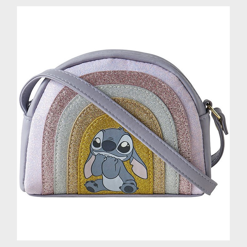 Name it Skuldertaske - NmfDisa - Lavender Gray m. Stitch