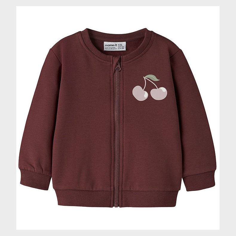 Name It Cardigan - NbfVrillie - Oxblood Red/Cherry