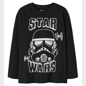 Name it Bluse - NkmVolt - Starwars - Sort m. Stormtrooper