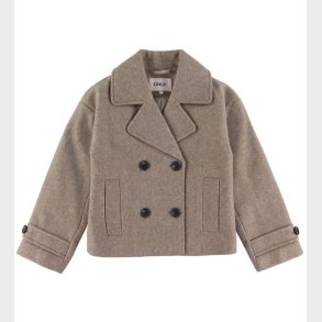 Kids Only Jakke - KogAdina - Taupe Gray/Melange