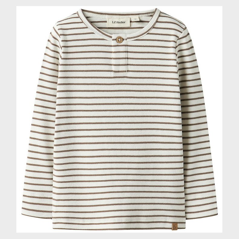 Lil' Atelier Bluse - Rib - NmmTonto - Coconut Milk