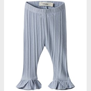 Lil' Atelier Leggings - Rib - NbfTansy - Zen Blue
