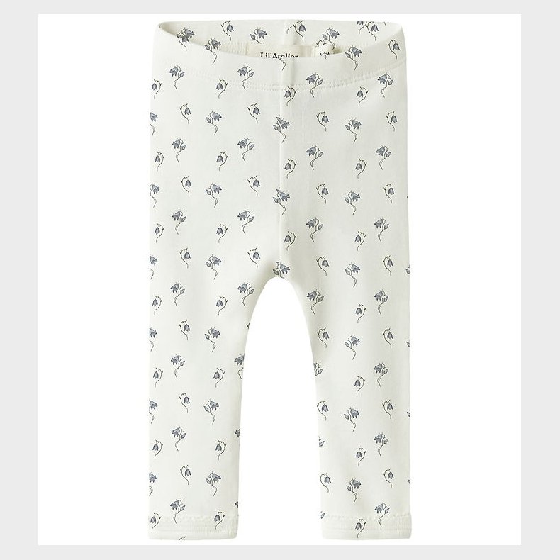 Lil' Atelier Leggings - NbfGayo - Coconut Milk/Bell Flower