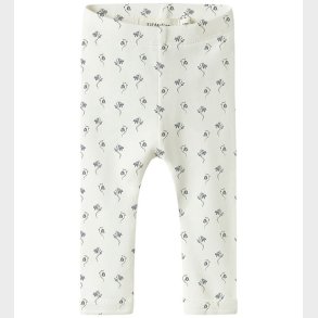 Lil' Atelier Leggings - NbfGayo - Coconut Milk/Bell Flower