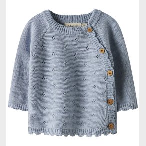 Lil' Atelier Bluse - Strik - Noos - NbfLaguna - Zen Blue