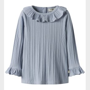 Lil' Atelier Bluse - Rib - NmfTansy - Zen Blue