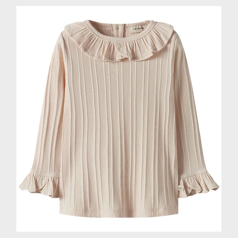 Lil' Atelier Bluse - Rib - NmfTansy - Novelle Peach
