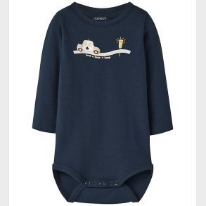 Name It Body l/� - NbmThomas - Navy Blazer m. Print