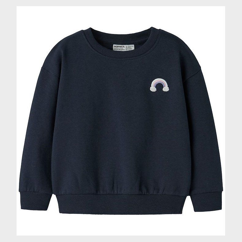 Name It Sweatshirt - NmfVallene - Navy Blazer/Rainbow