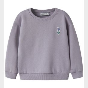 Name It Sweatshirt - NmfVallene - Lavender Gray/Tulip
