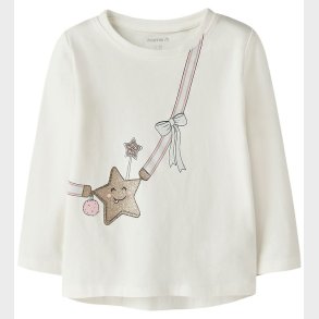 Name It Bluse - NmfVix - Cloud Dancer/Star Bag