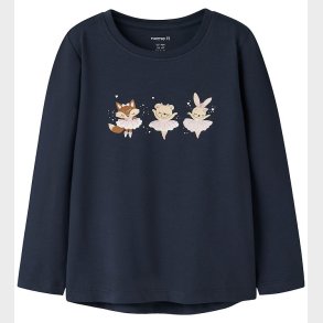 Name It Bluse - NmfVix - Navy Blazer/Animal Ballerinas