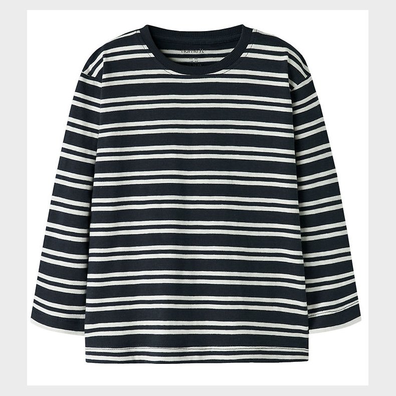 Name It Bluse - NmmVaksel - Navy Blazer/Cloud Dancer