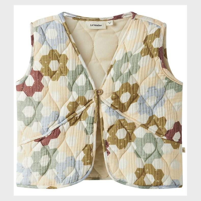 Lil Atelier Vest - NmfTalia - Coconut Milk