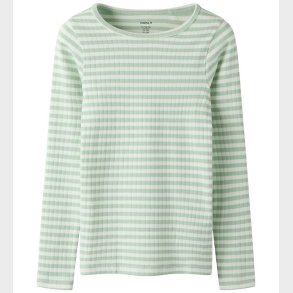 Name It Bluse - Rib - Noos - NkfSuraja - Aqua Foam/Cloud Dancer