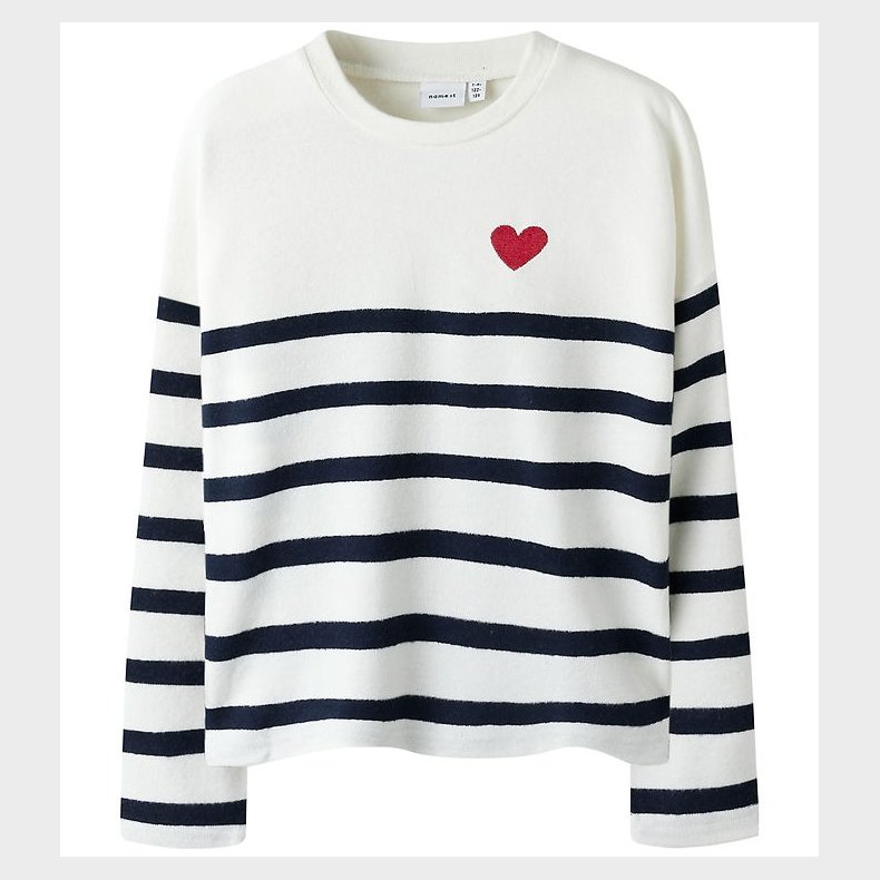 Name It Bluse - Strik - Noos - NkfLine - Dark Sapphire/Cloud Dan