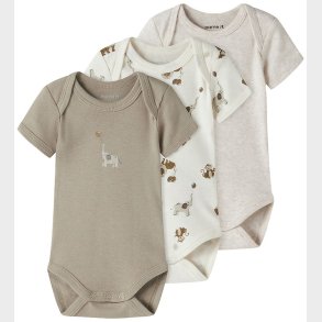 Name It Body k/� - Noos - 3-pak - Jet Stream/Aluminu