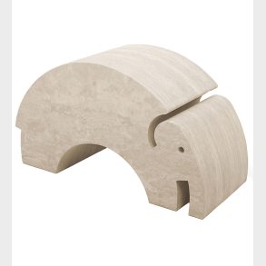 bObles Elefant - Stor - Smoke Marmor