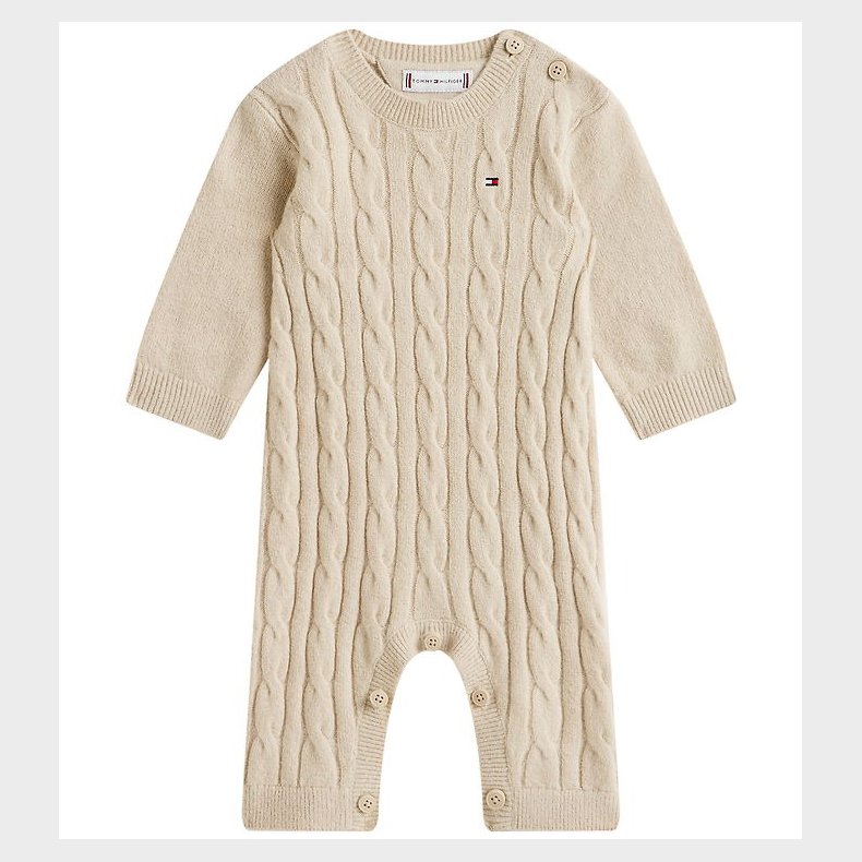 Tommy Hilfiger Heldragt - Cable - Gulf SandBeige