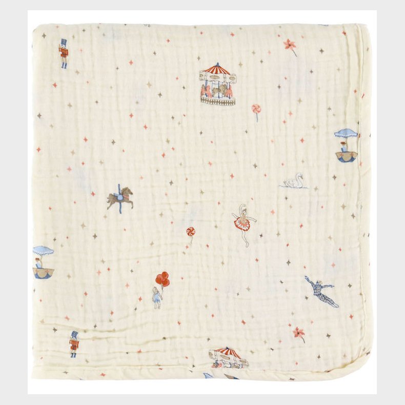 Cam Cam T�ppe - Musselin - 100x100 cm - Carousel