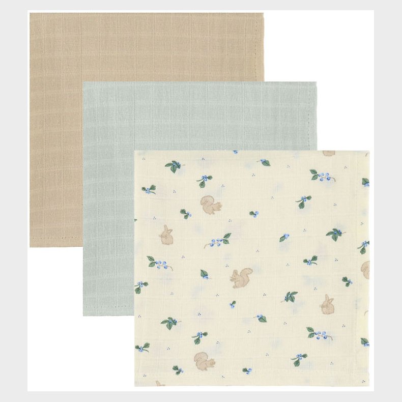 Cam Cam Stofbleer - 70x70 cm - 3-pak - Blueberries