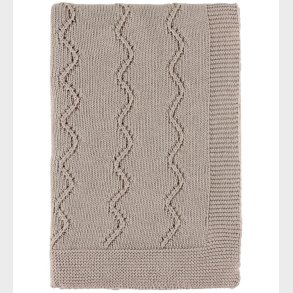 N�rgaard Madsens T�ppe - Strik - 75x100 cm - Taupe