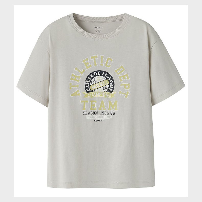 Name It T-shirt - NkmVilogo - Pumice Stone/Team