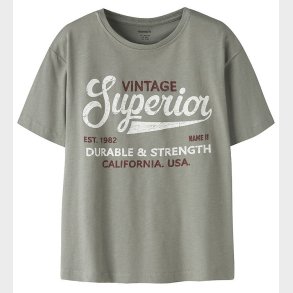 Name It T-shirt - NkmVilogo - Shadow/vintage