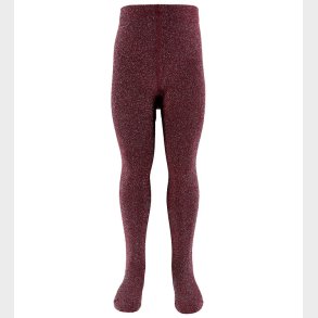 Name It Str�mpebukser - NmfRosie - Burgundy/Lurex Silver