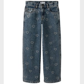 Name It Jeans - NkfRose - Denim Blue/Rhinestone Bows