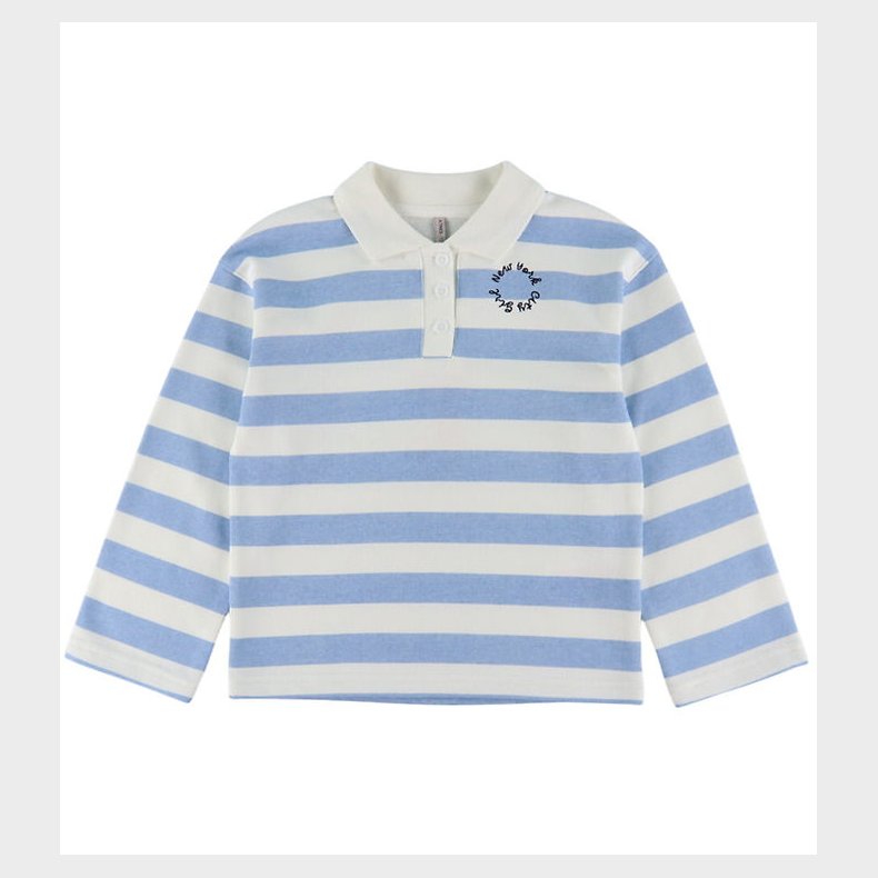 Kids Only Sweatshirt - KogEsther - Soft Chambray/White Alyssum