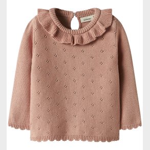 Lil' Atelier Bluse - Strik/Hulm�nster - NmfLaguna - Misty Rose