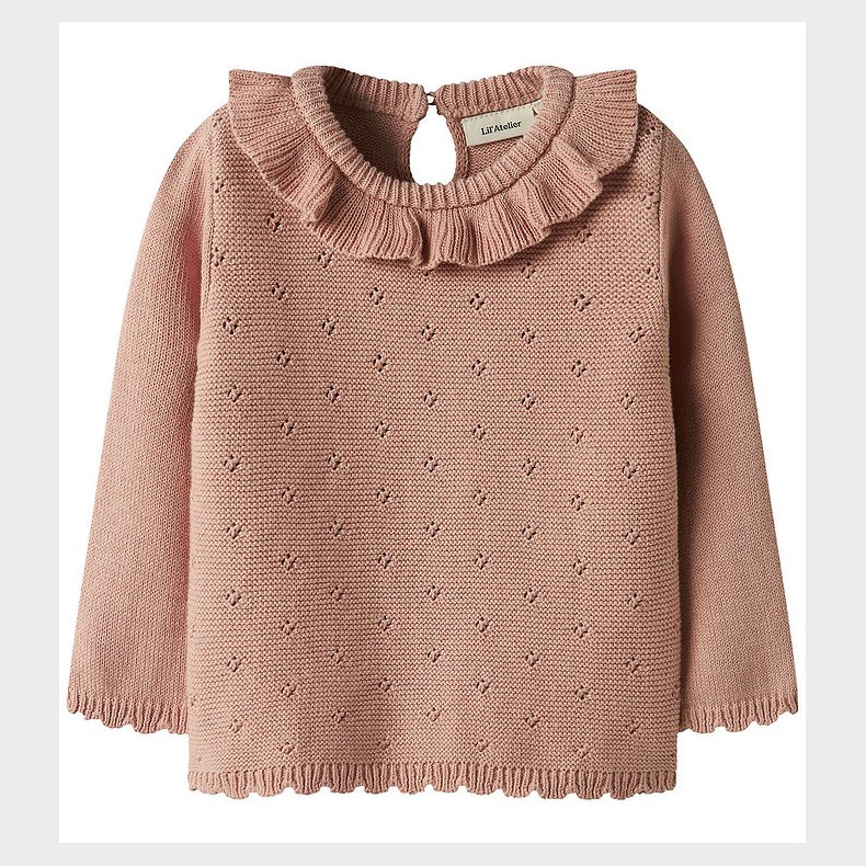 Lil' Atelier Bluse - Strik/Hulm�nster - NmfLaguna - Misty Rose