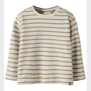 Lil' Atelier Bluse - NmmLimia - Turtledove/Sepia Tint