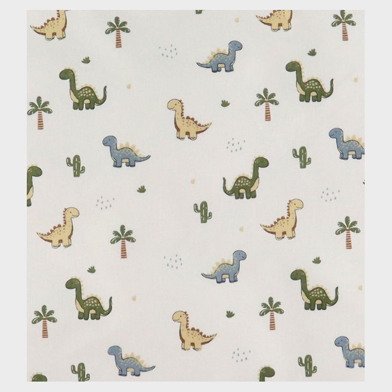 N�rgaard Madsens Senget�j - Voksen - Beige m. Dinoer