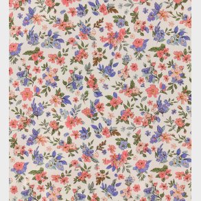 N�rgaard Madsens Senget�j - Junior - Beige m. Blomster