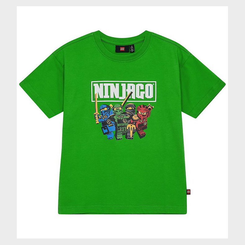 LEGO® Ninjago T-shirt - LwTaffy 621 - Gr�n m. Print