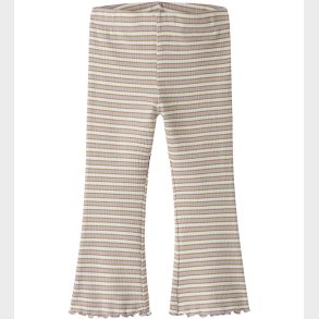 Name It Bukser - Rib - NmfTaias - Dawn Pink/Cloud Dancer