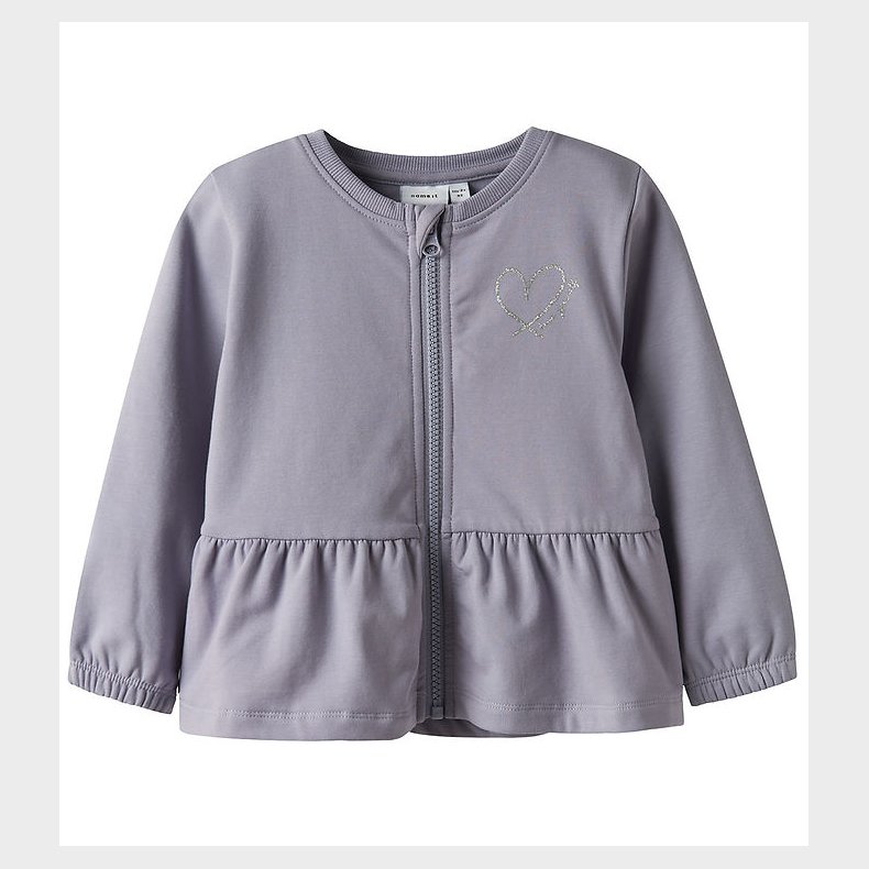 Name It Cardigan - Sweat - NmfTaika - Lavender Gray