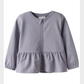Name It Cardigan - Sweat - NmfTaika - Lavender Gray