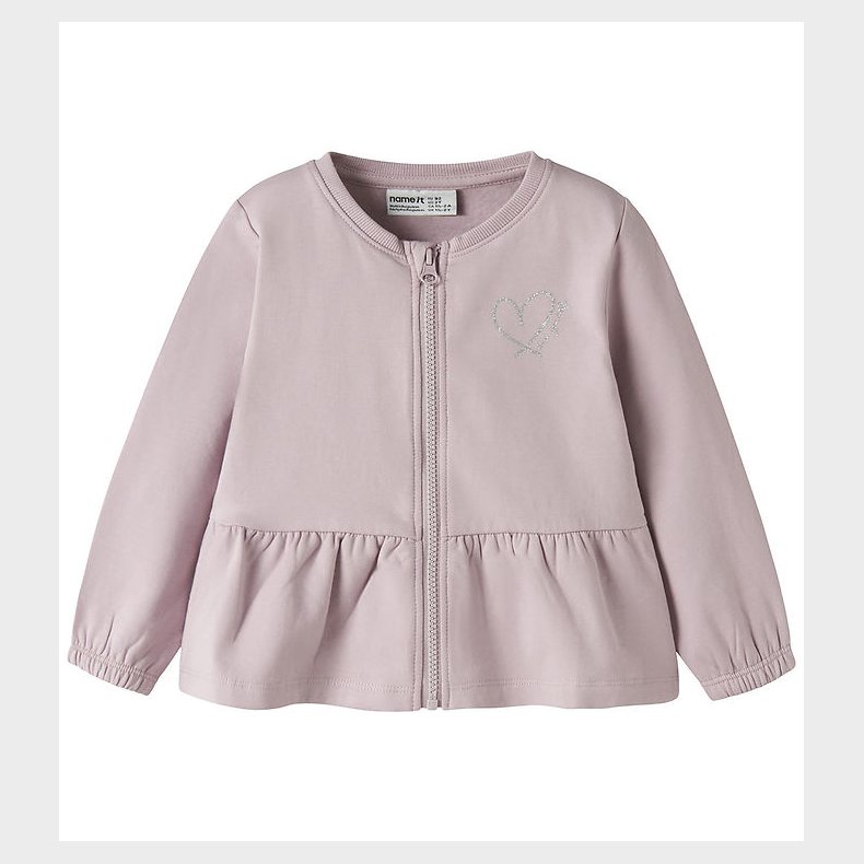 Name It Cardigan - Sweat - NmfTaika - Dawn Pink