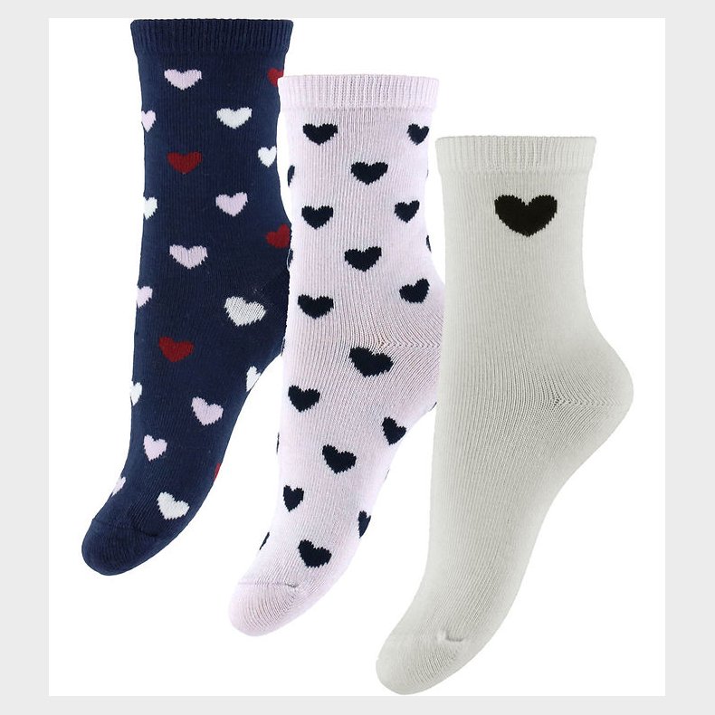 Name It Str�mper - NmfTua - 3-pak - Light Grey Melange/Cloud Dan