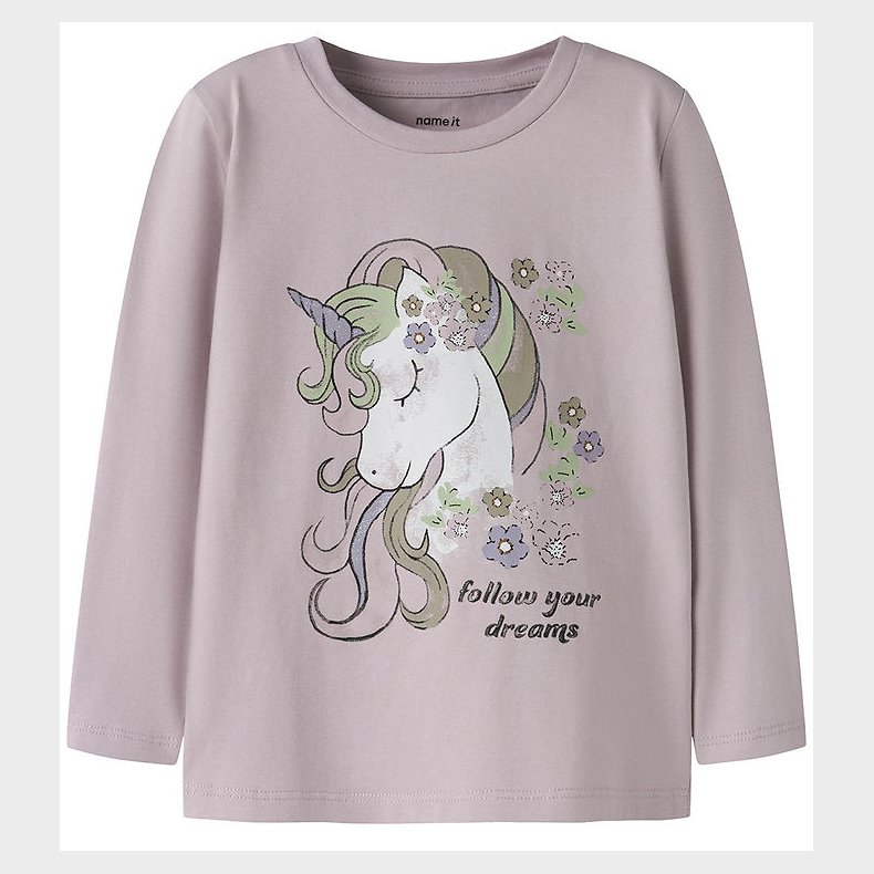 Name It Bluse - NmfTulinea - Dawn Pink m. Print