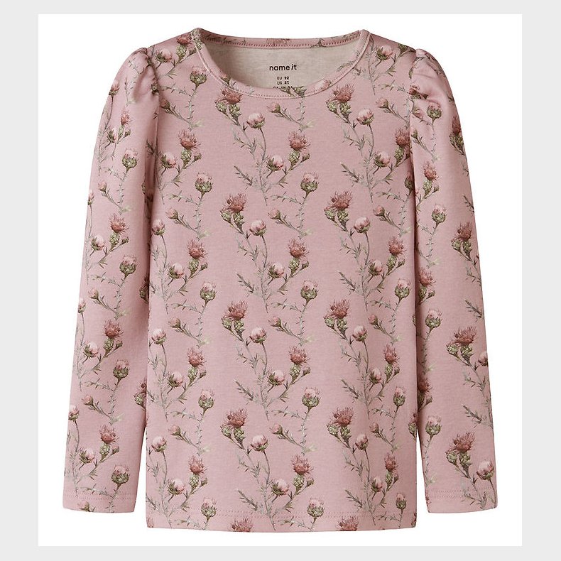 Name It Bluse - NmfTeane - Dawn Pink m. Print