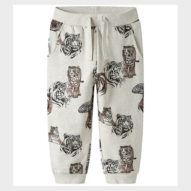 Name It Sweatpants - NmmThorne - Peyote Melange m. Print
