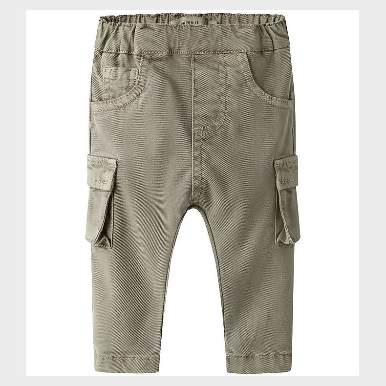 Name It Bukser - Baggy Cargo - NmmBen - Chinchilla