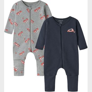 Name It Natdragt - Noos - 2-pak - Gr�meleret/Dark Sa